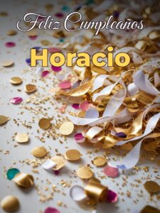 Feliz cumpleaños horacio