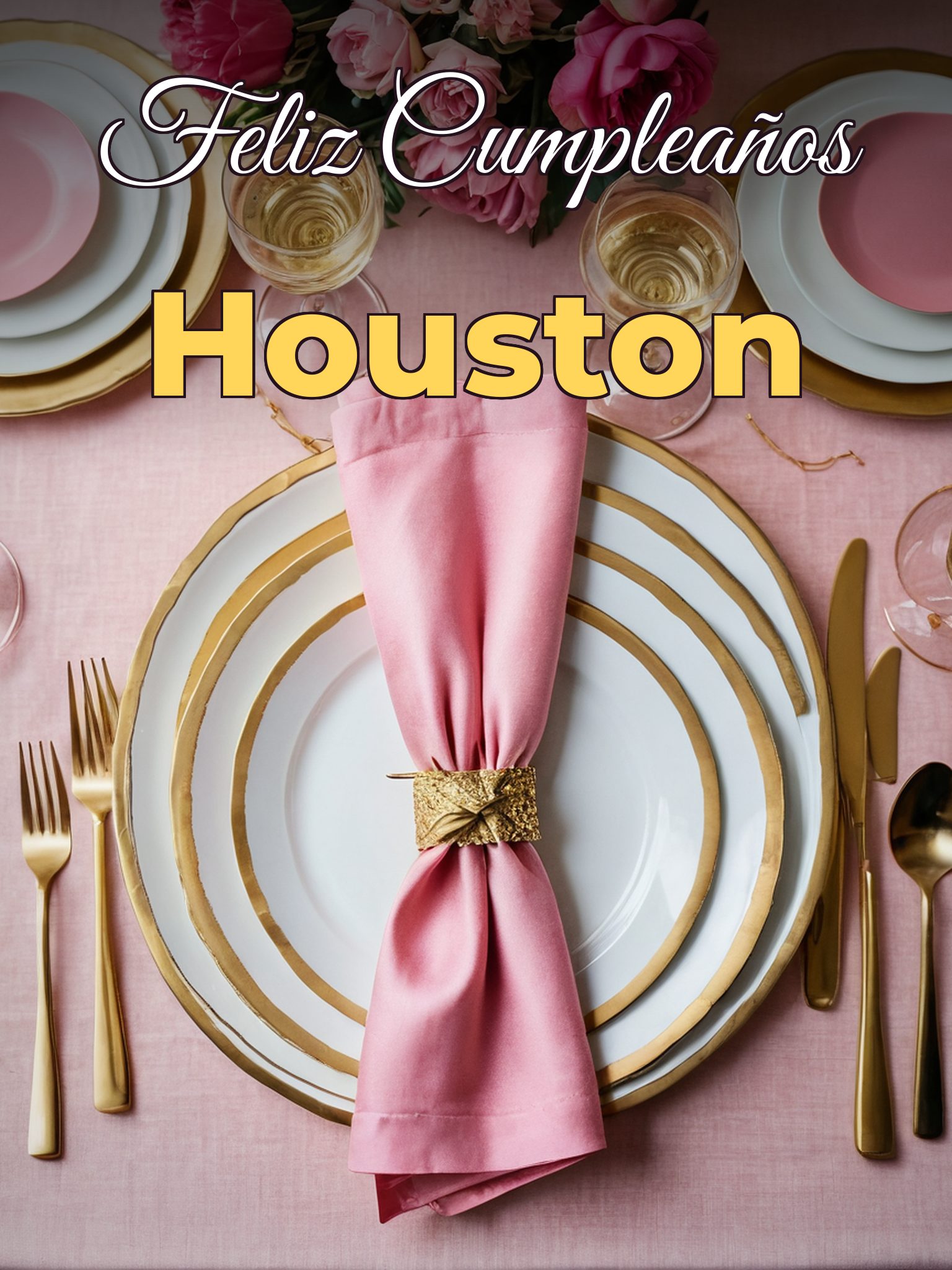 Feliz cumpleaños houston