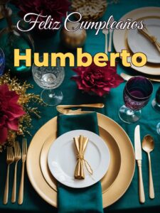 Feliz cumpleaños humberto