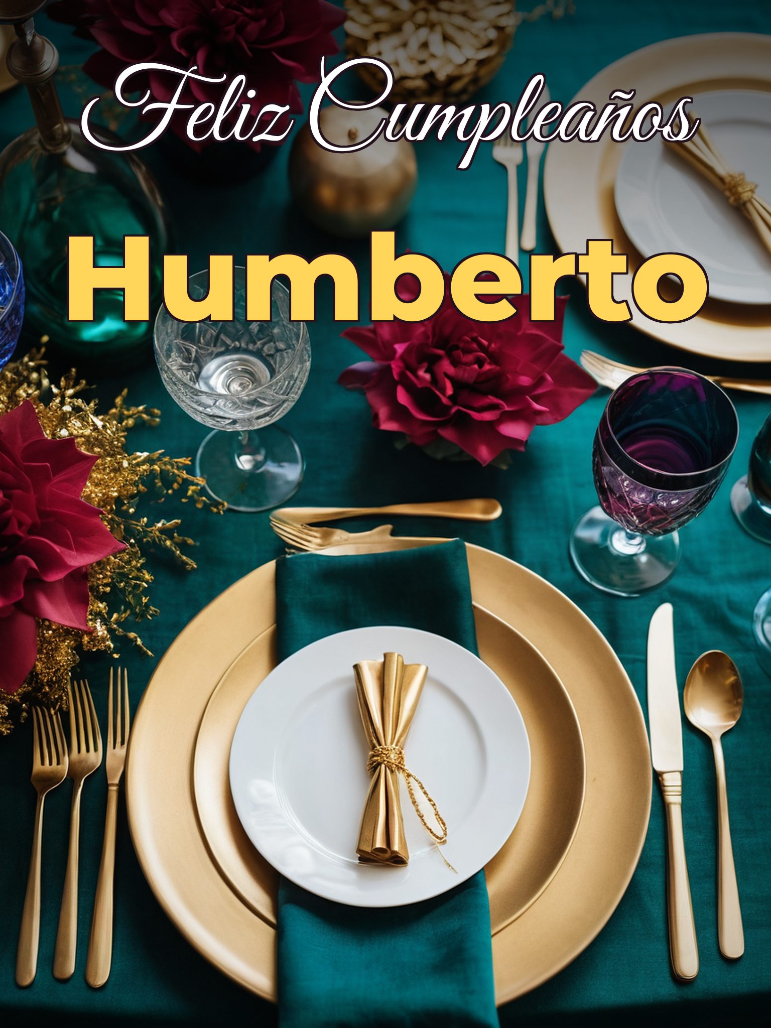 Feliz cumpleaños humberto