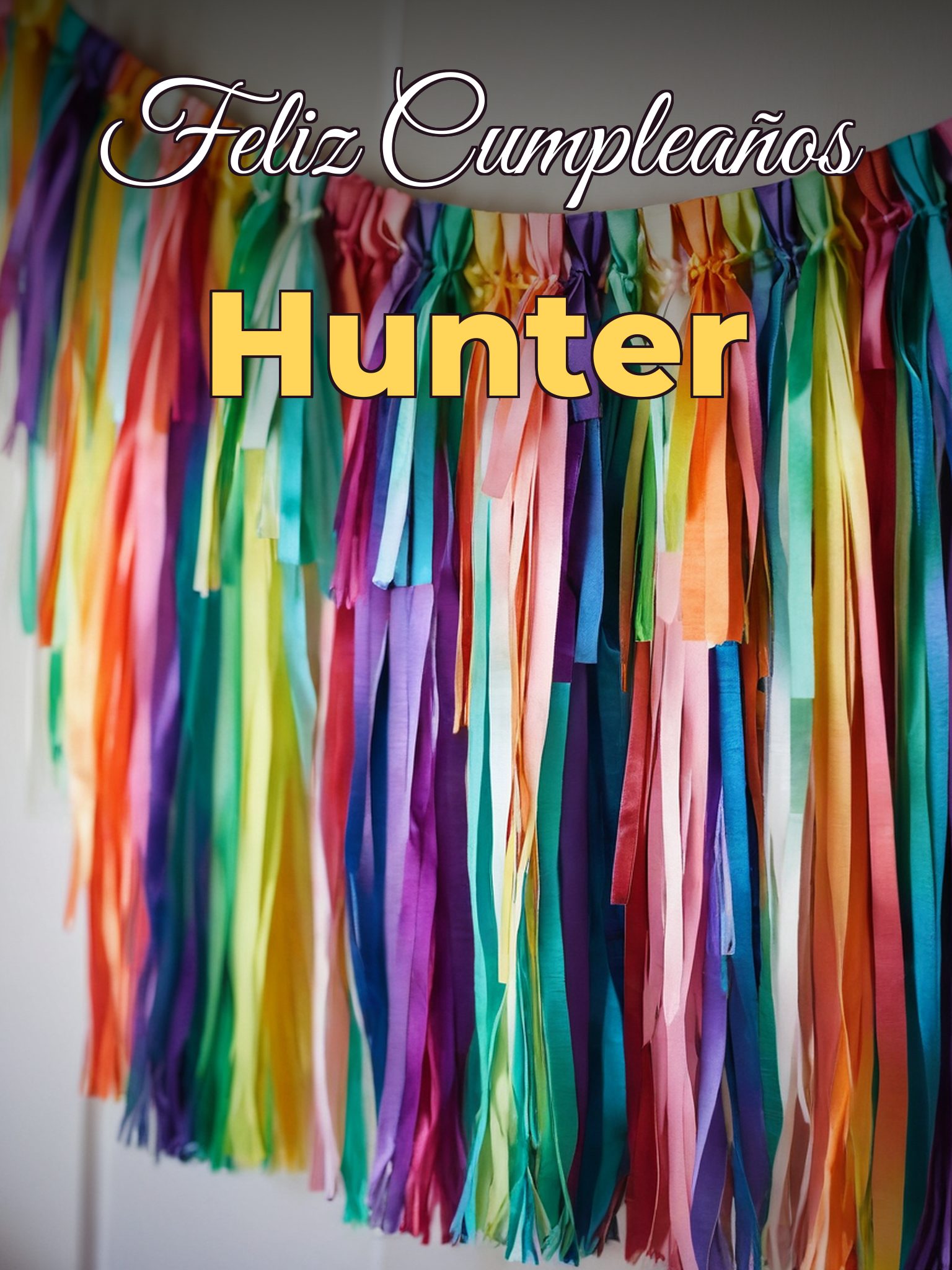 Feliz cumpleaños hunter