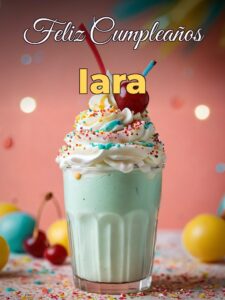 Feliz cumpleaños iara