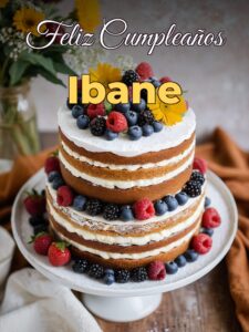Feliz cumpleaños ibane