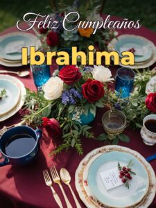 Feliz cumpleaños ibrahima