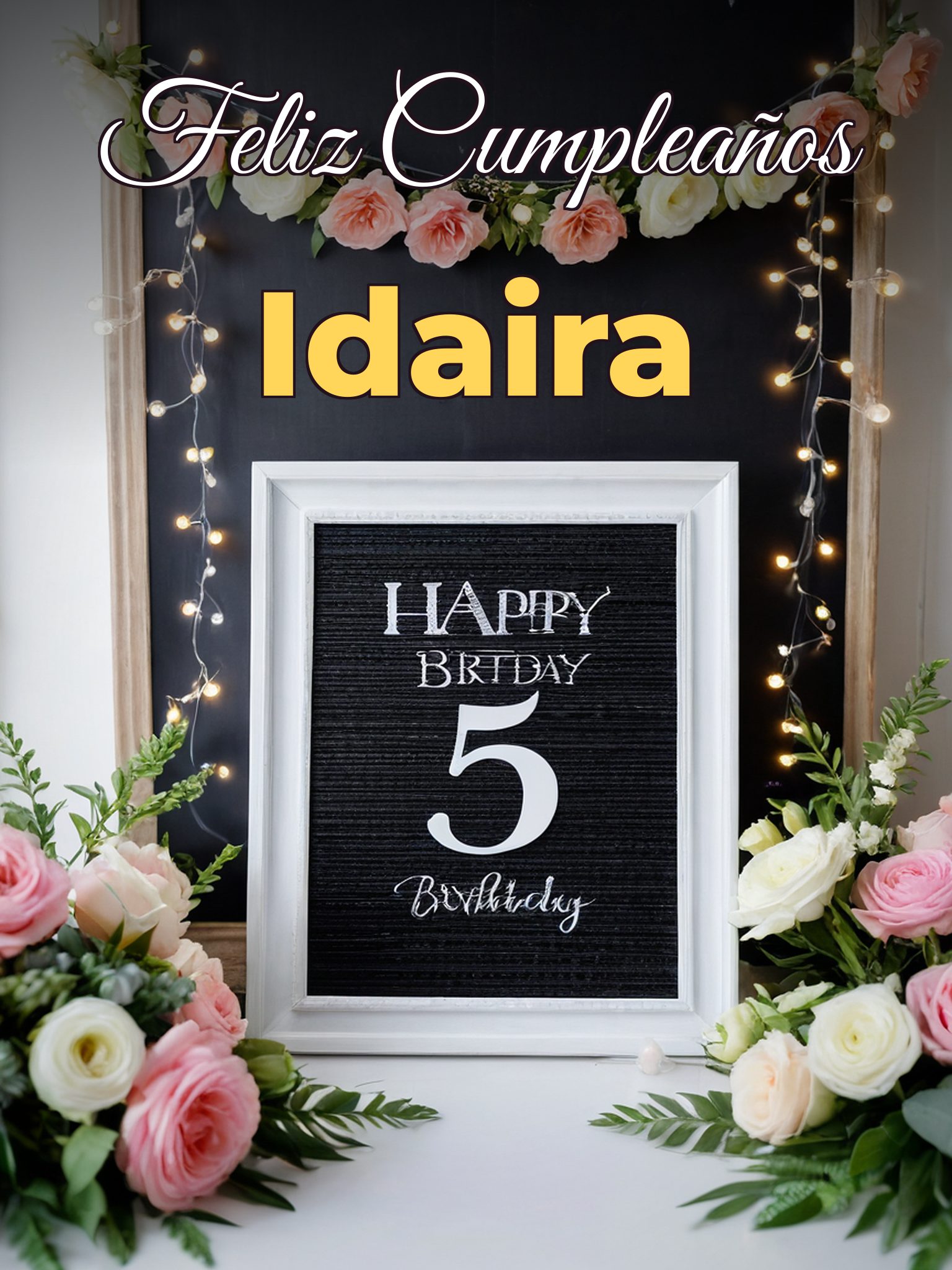 Feliz cumpleaños idaira