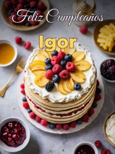 Feliz cumpleaños igor