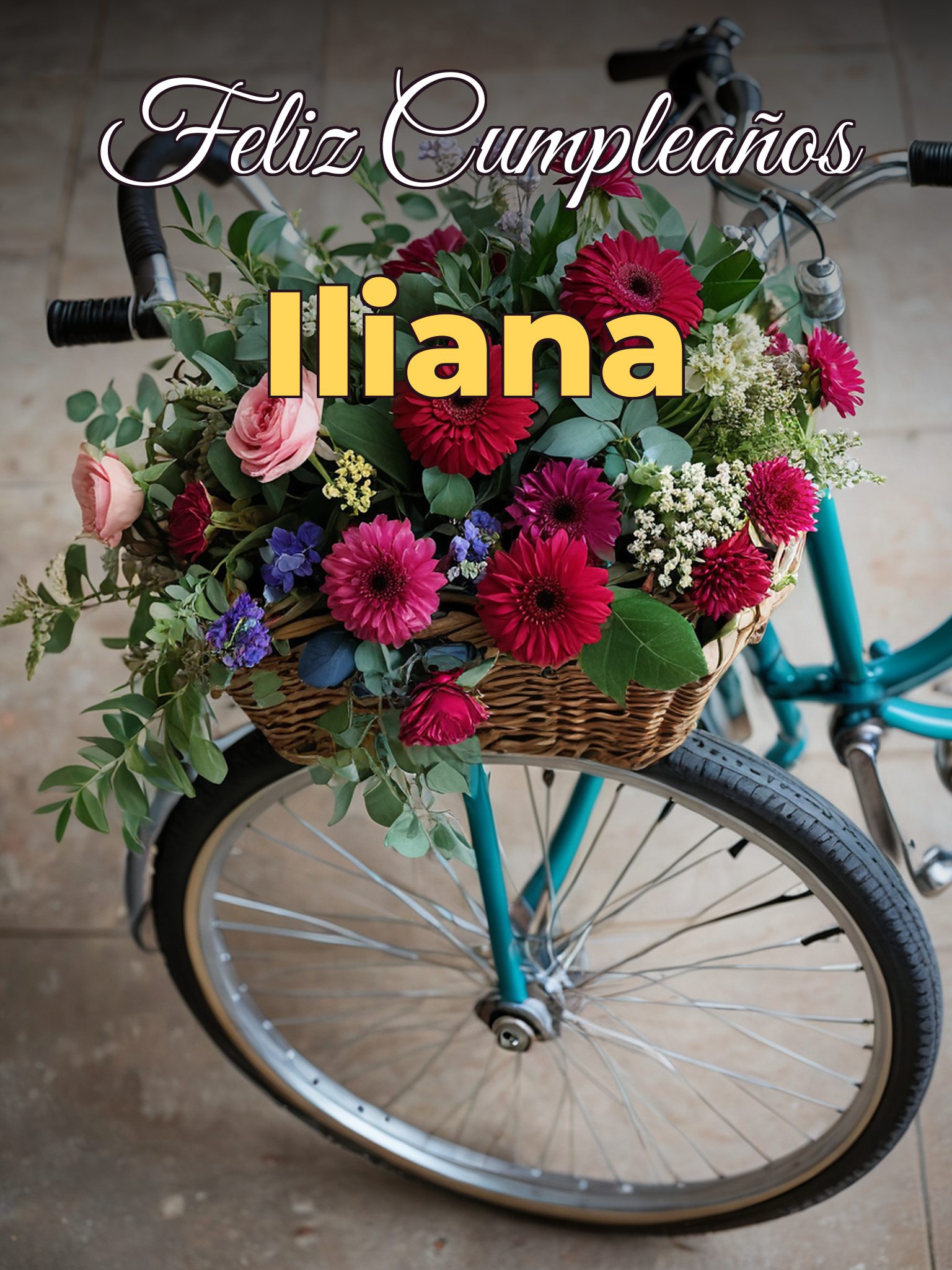 Feliz cumpleaños iliana
