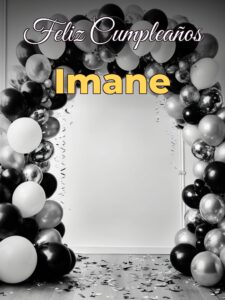 Feliz cumpleaños imane