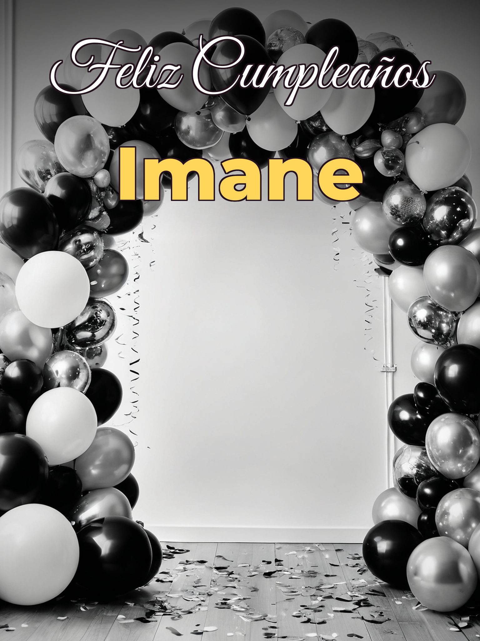 Feliz cumpleaños imane