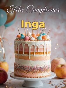 Feliz cumpleaños inga