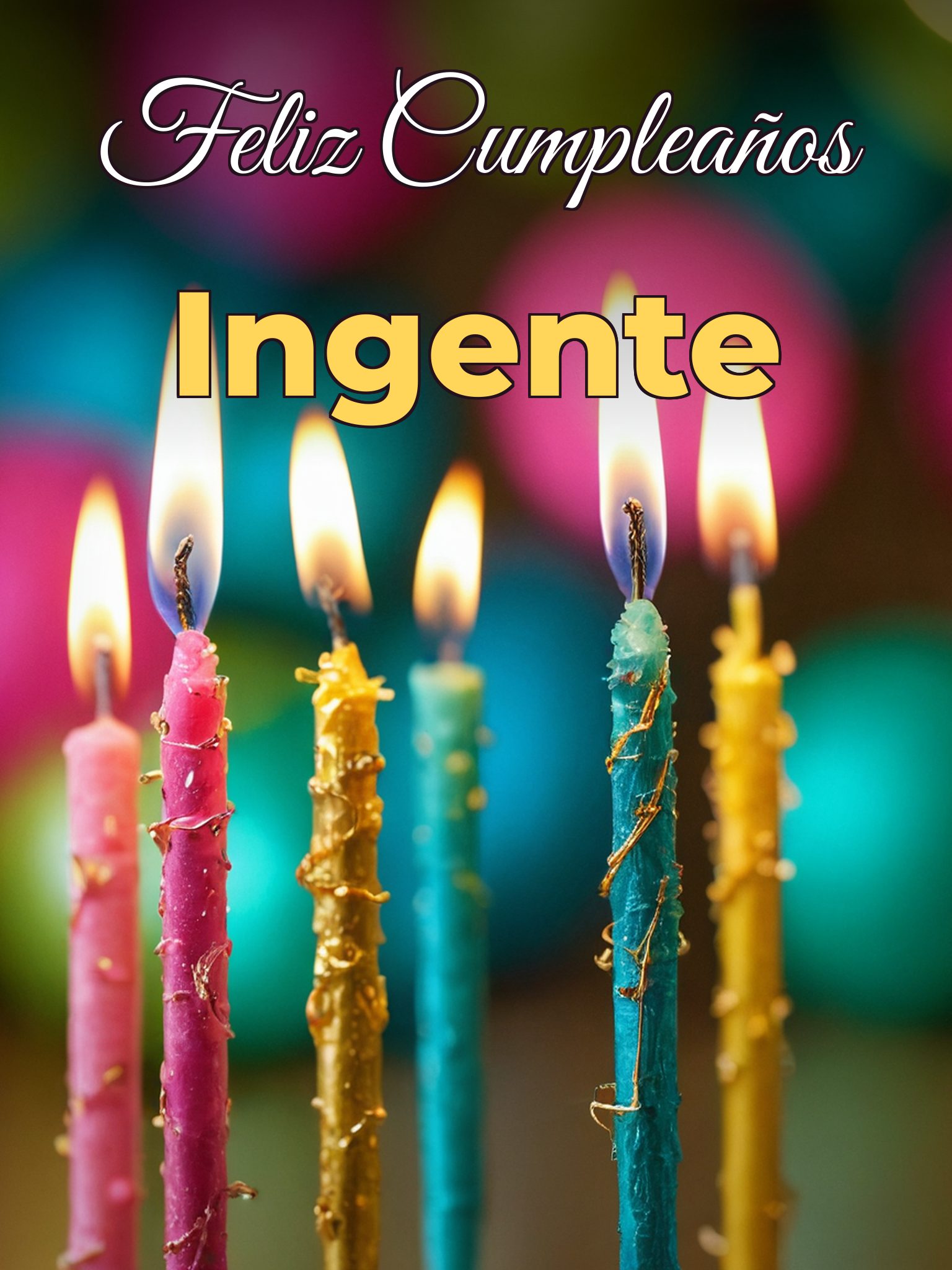 Feliz cumpleaños ingente