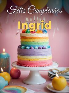 Feliz cumpleaños ingrid