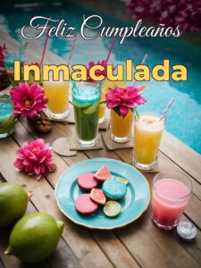 Feliz cumpleaños inmaculada