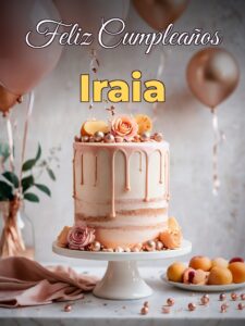 Feliz cumpleaños iraia