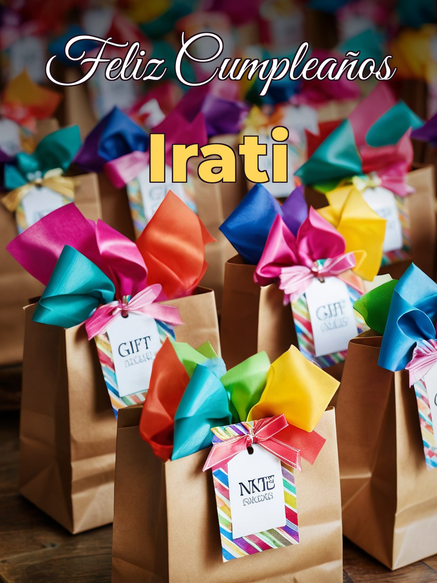 Feliz cumpleaños irati