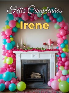 Feliz cumpleaños irene