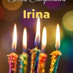 feliz cumpleaños irina