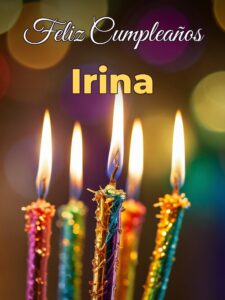 Feliz cumpleaños irina