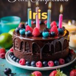 feliz cumpleaños iris