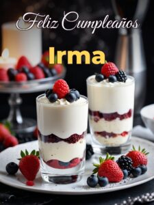 Feliz cumpleaños irma