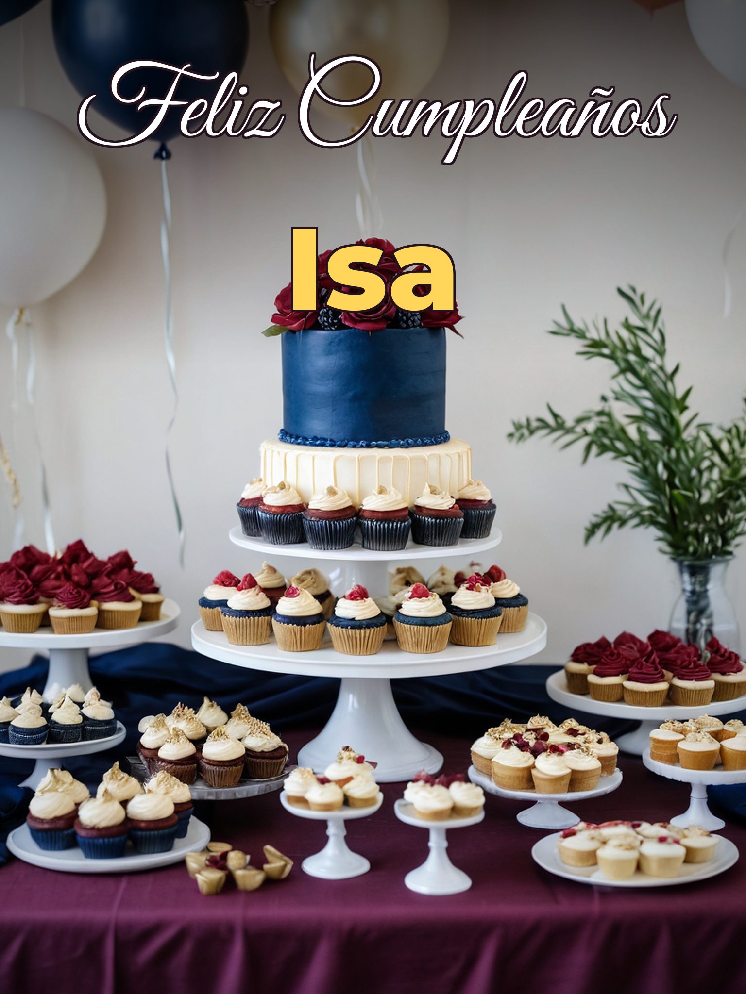 Feliz cumpleaños isa