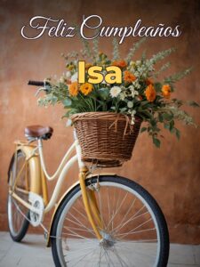 Feliz cumpleaños isa