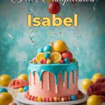 feliz cumpleaños isabel