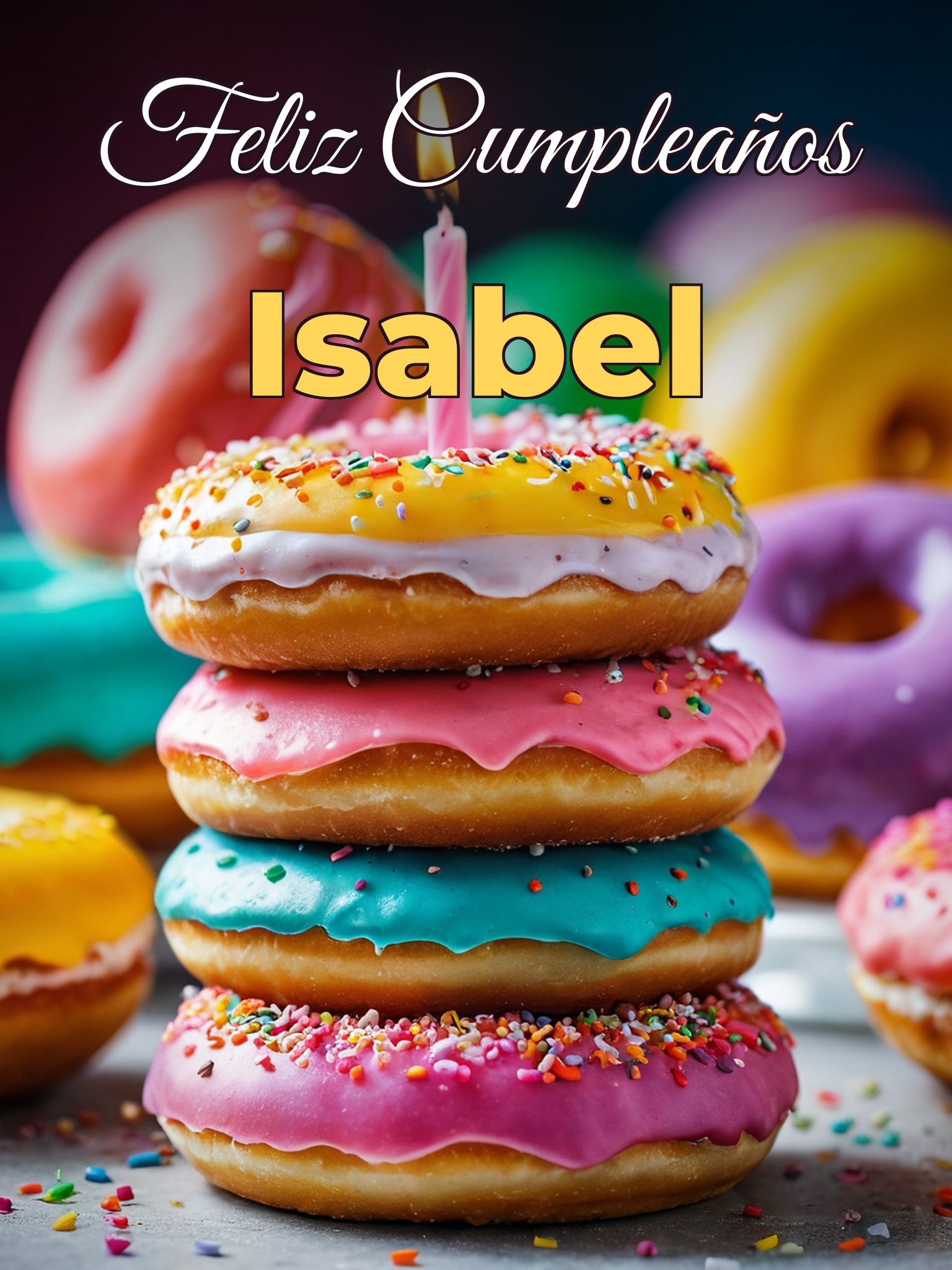 Feliz cumpleaños isabel