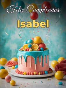 Feliz cumpleaños isabel