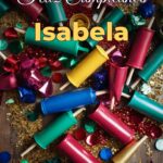 feliz cumpleaños isabela