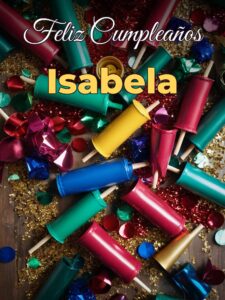 Feliz cumpleaños isabela