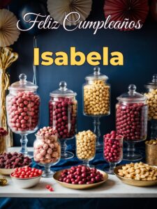 Feliz cumpleaños isabela