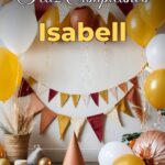 feliz cumpleaños isabell