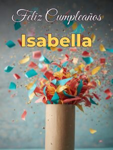 Feliz cumpleaños isabella