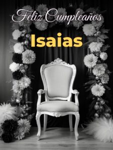 Feliz cumpleaños isaias