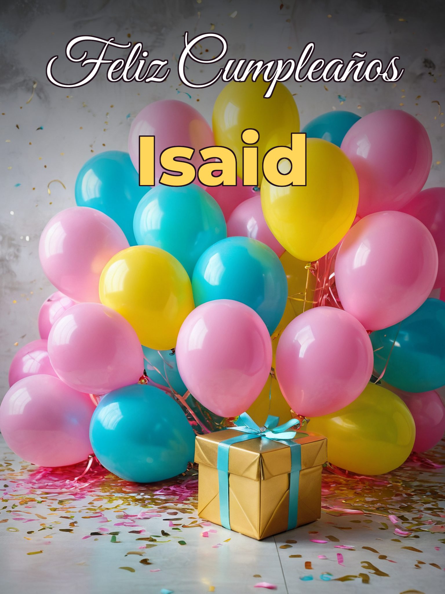 Feliz cumpleaños isaid