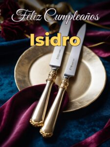 Feliz cumpleaños isidro