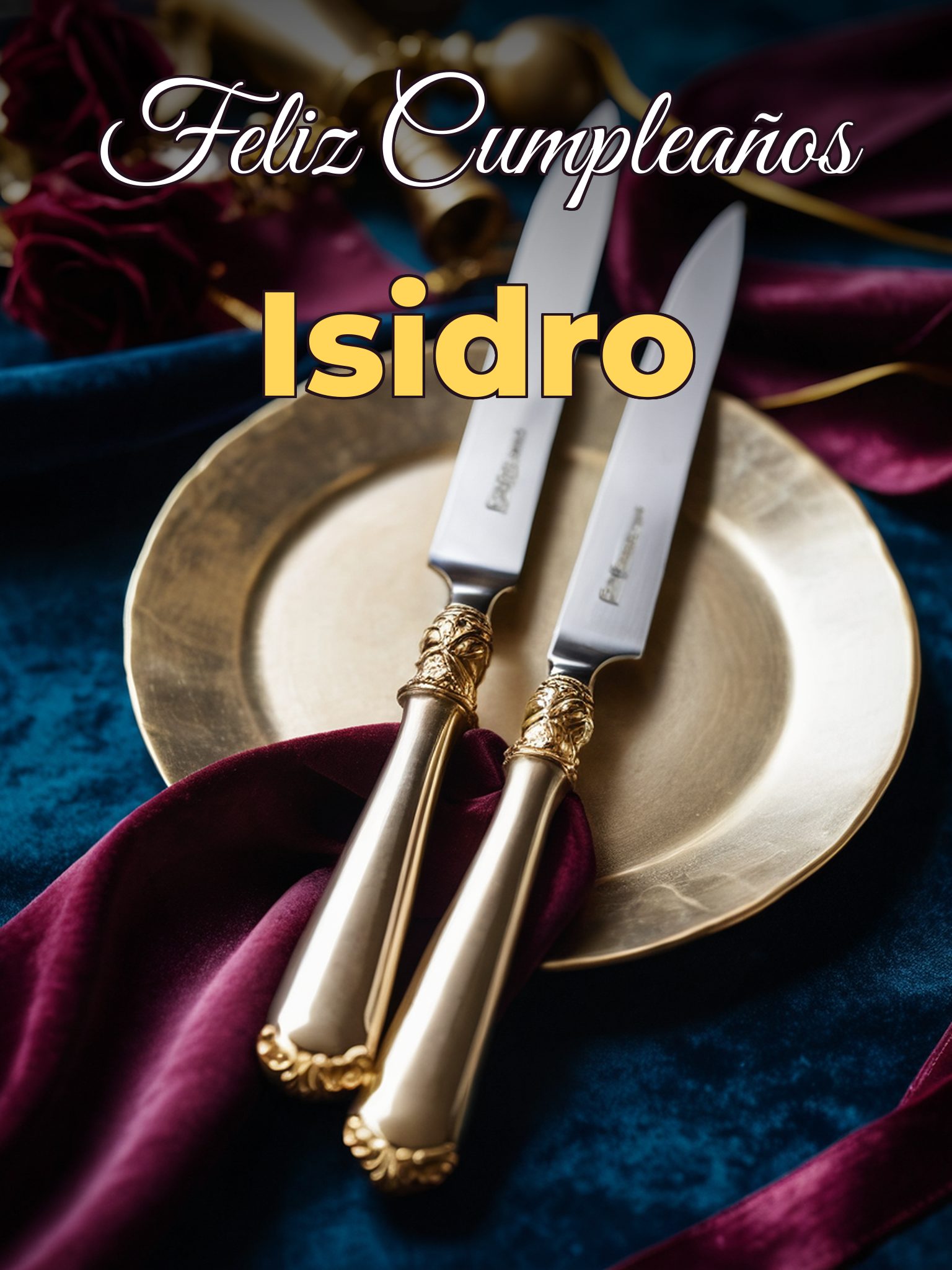 Feliz cumpleaños isidro