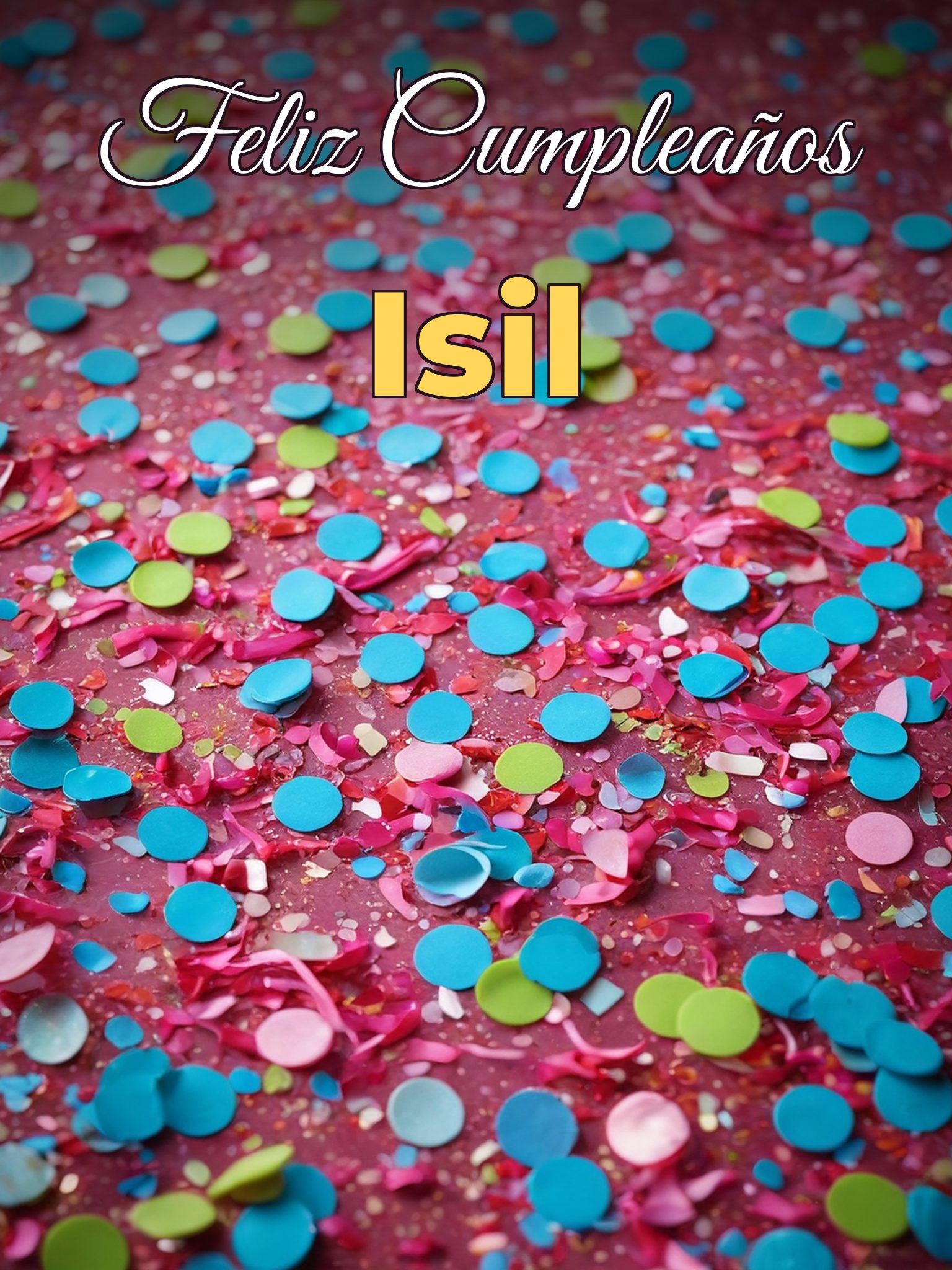Feliz cumpleaños isil