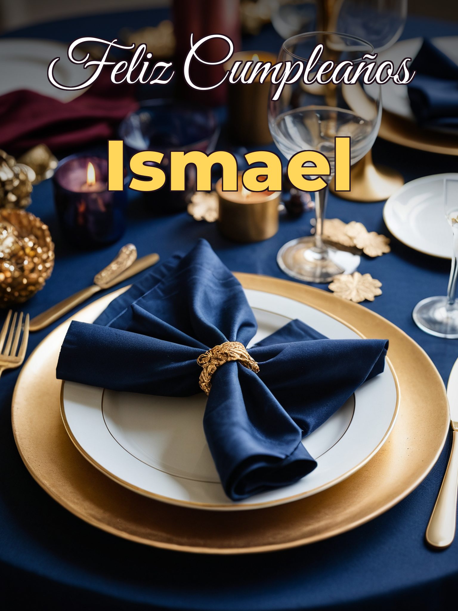 Feliz cumpleaños ismael