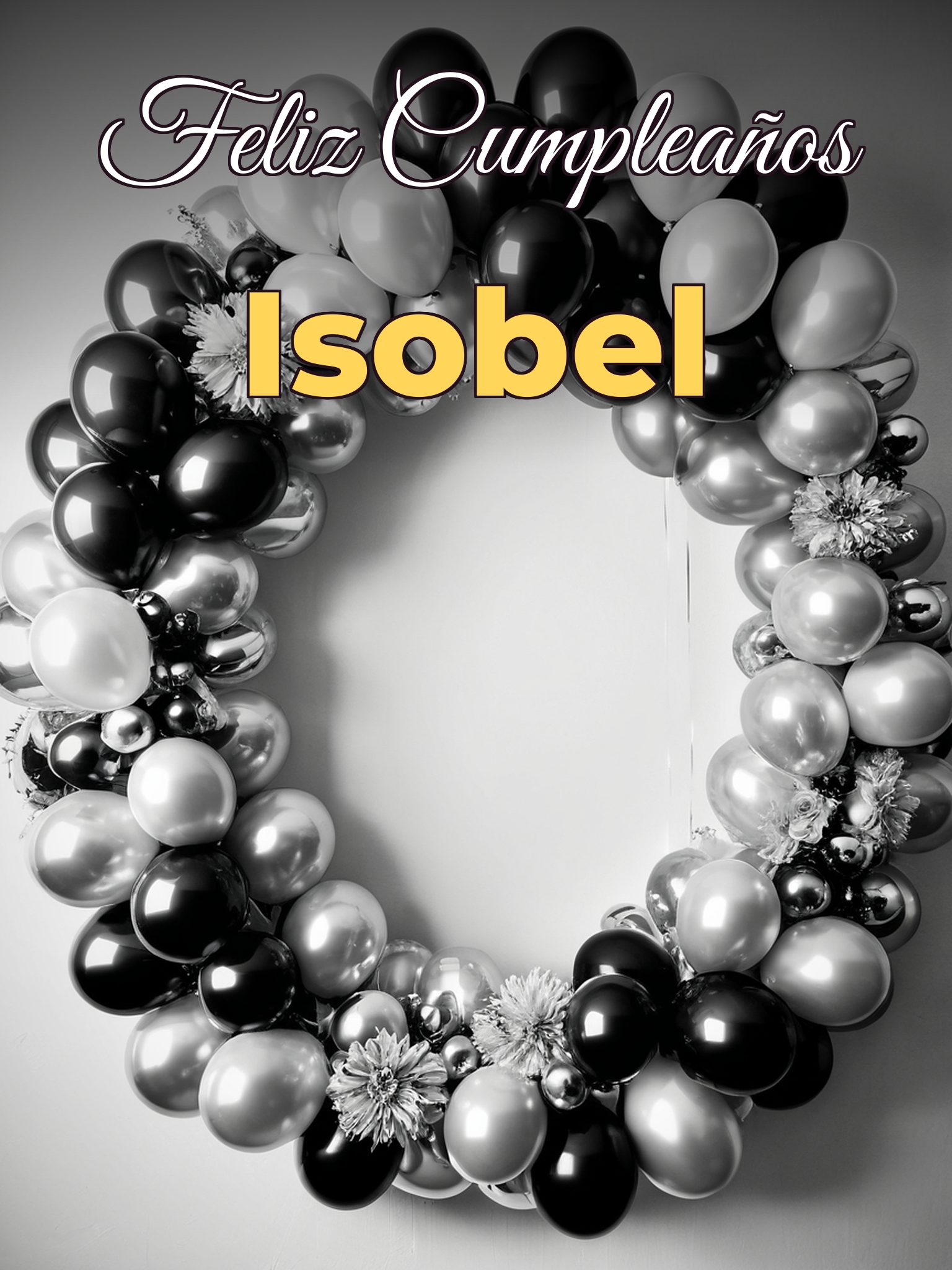 Feliz cumpleaños isobel