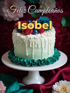 Feliz cumpleaños isobel