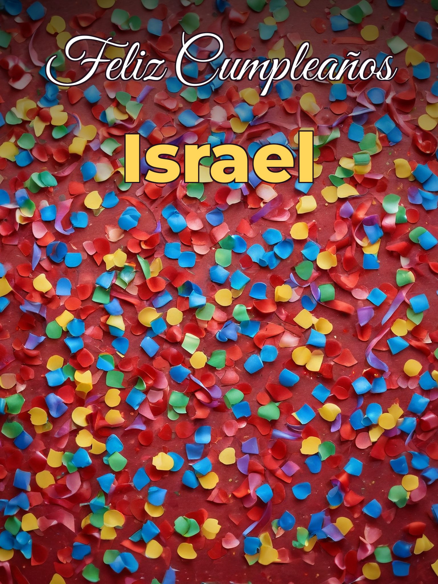 Feliz cumpleaños israel