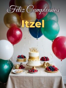 Feliz cumpleaños itzel