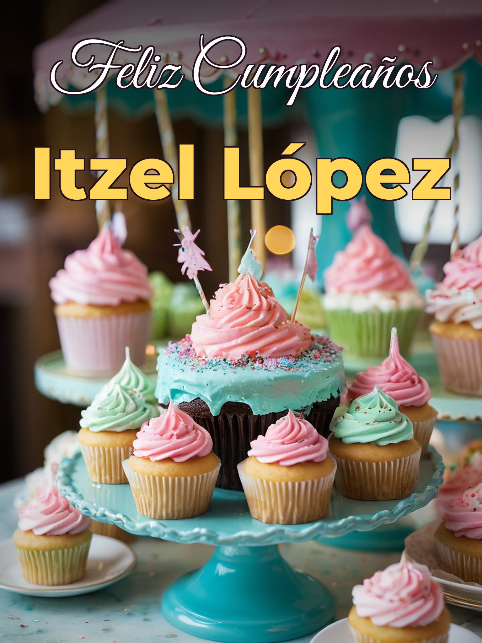Feliz cumpleaños itzel lópez