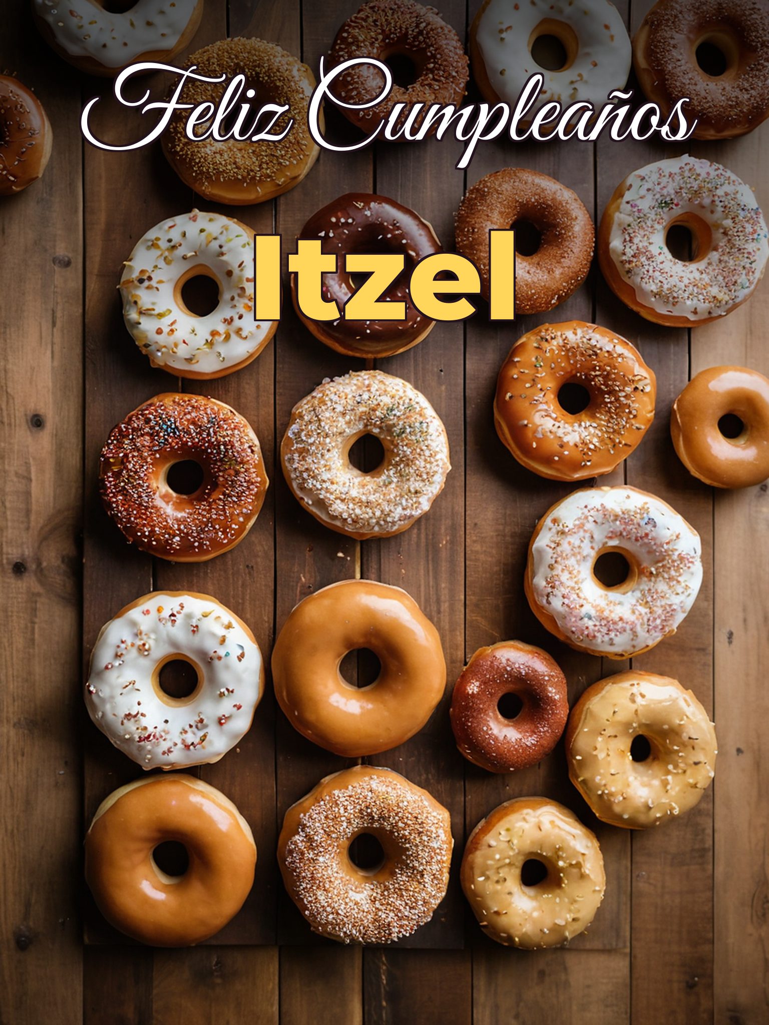 Feliz cumpleaños itzel