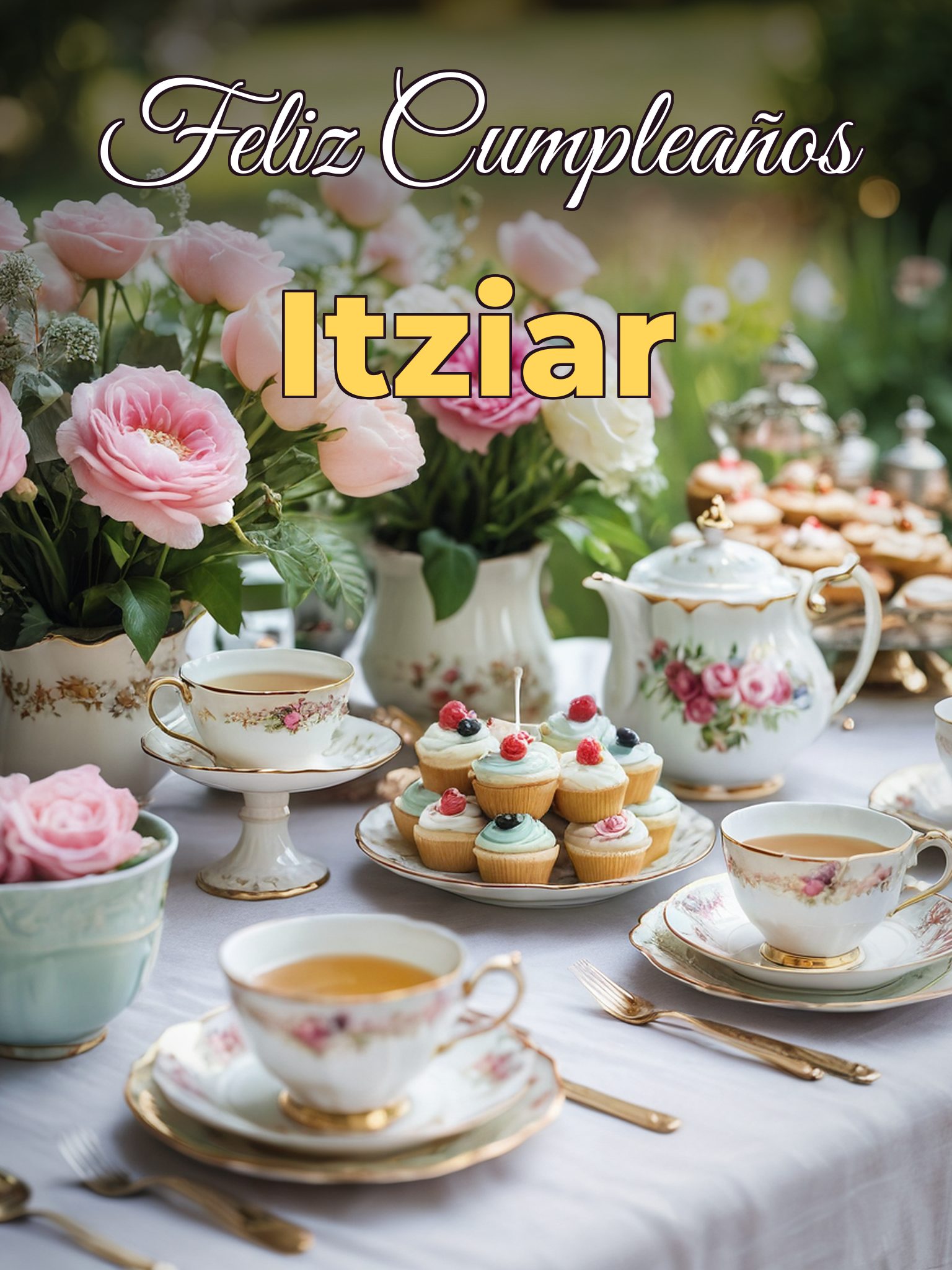 Feliz cumpleaños itziar