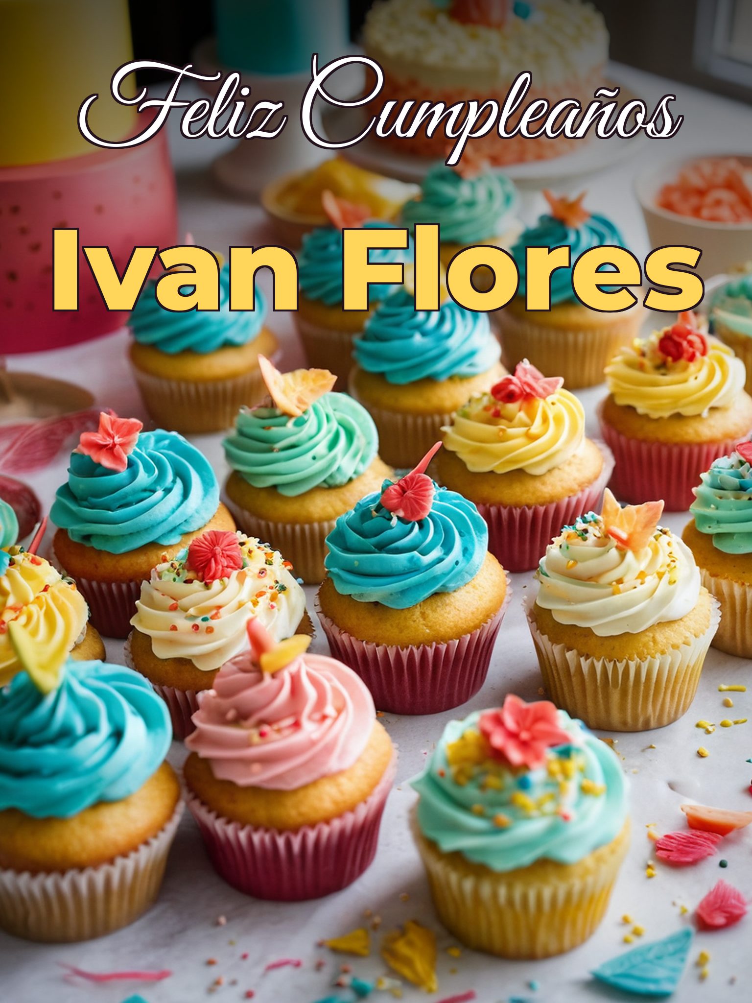Feliz cumpleaños ivan flores