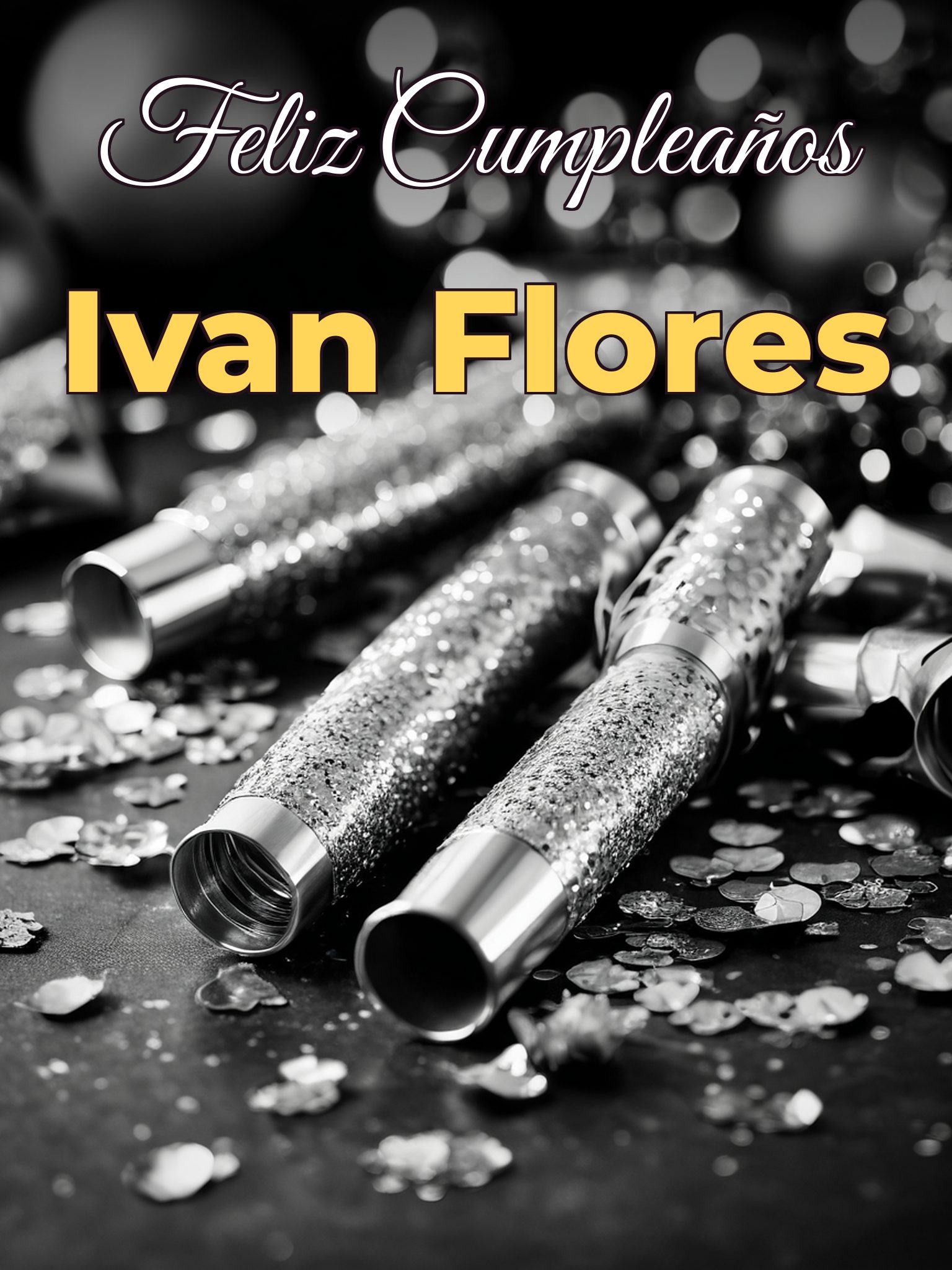 Feliz cumpleaños ivan flores