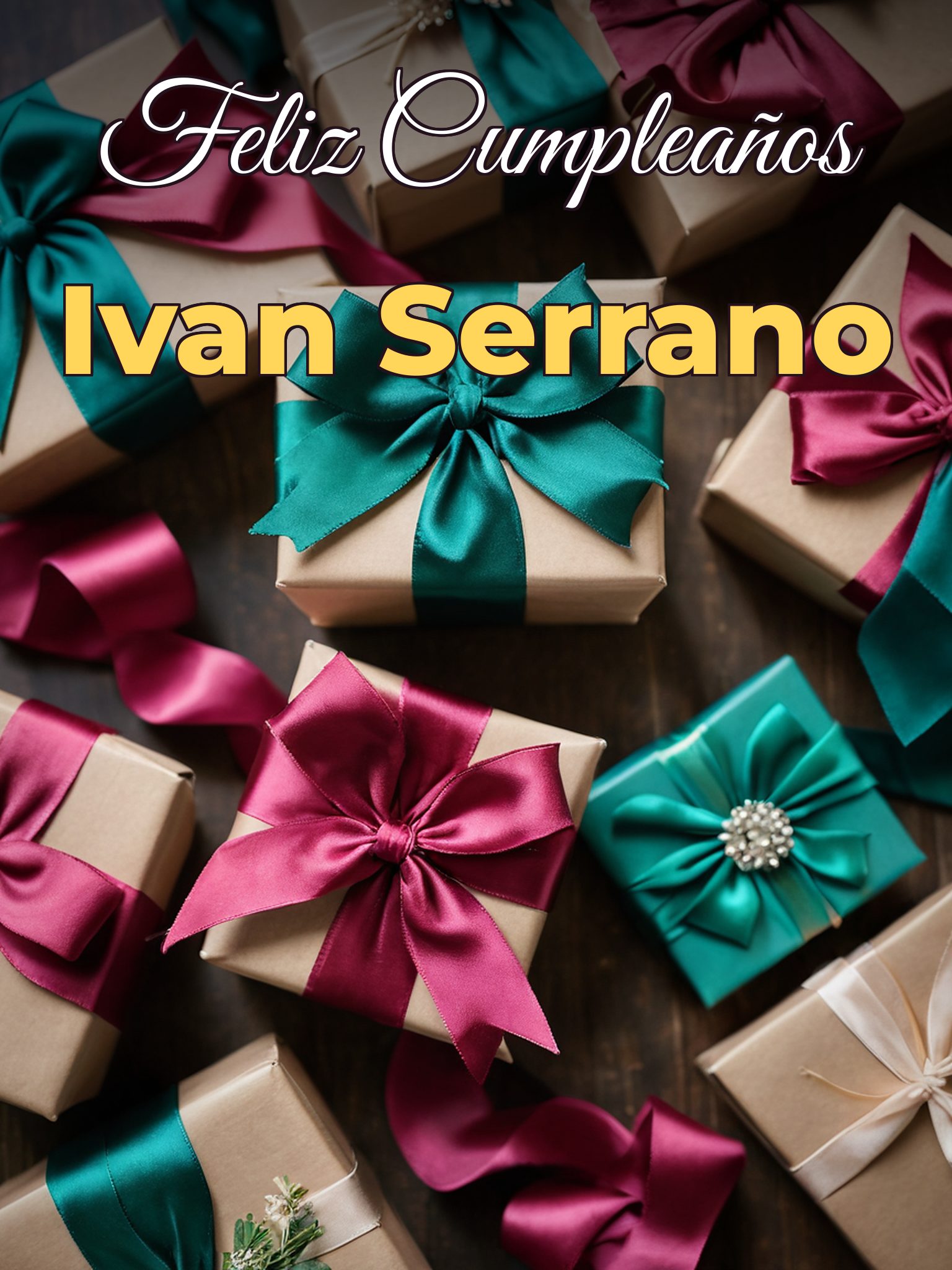 Feliz cumpleaños ivan serrano